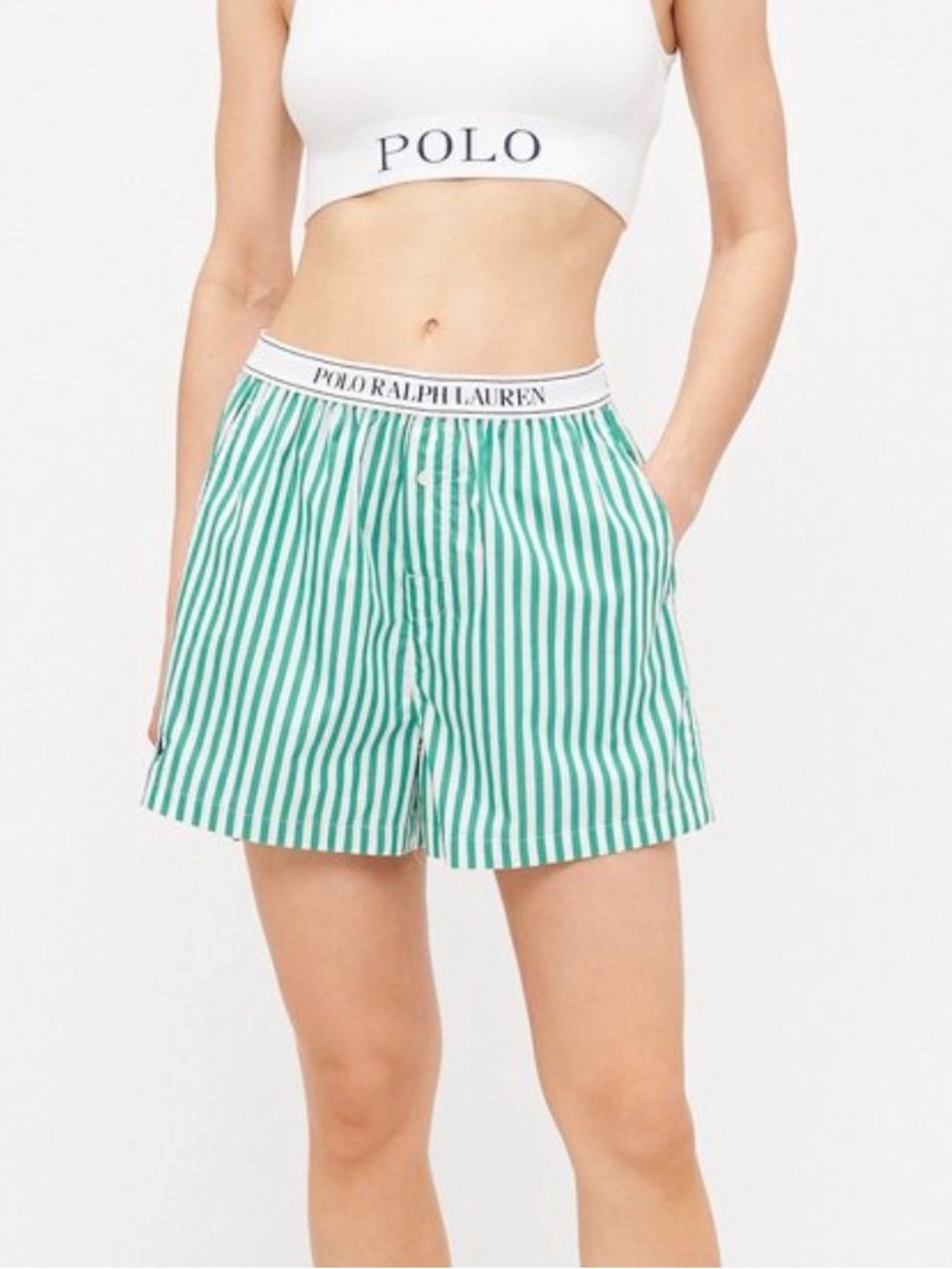 Polo by Ralph Lauren Women’s Boxer Shorts - Vine Green M (never worn)